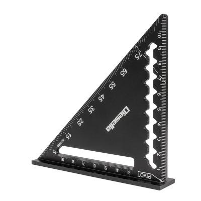 Speedvinkel 0-90º i aluminum 120x120 mm med sort-oxideret finish